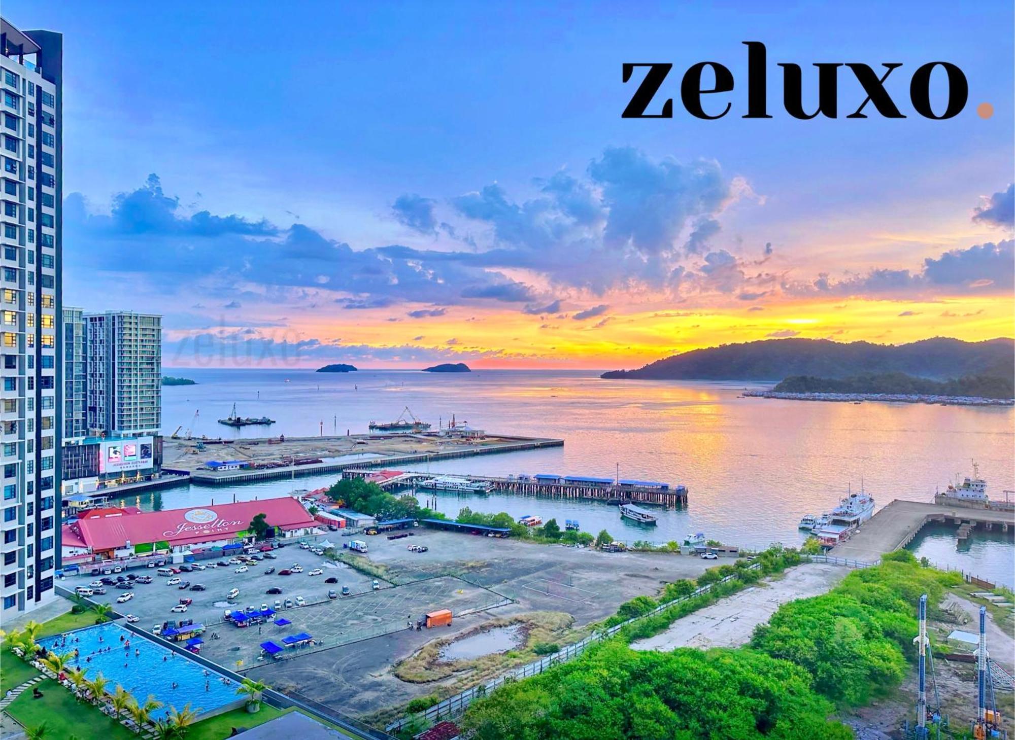 #6 Jesselton Quay City Pads Seaview By Zeluxo Kota Kinabalu Luaran gambar