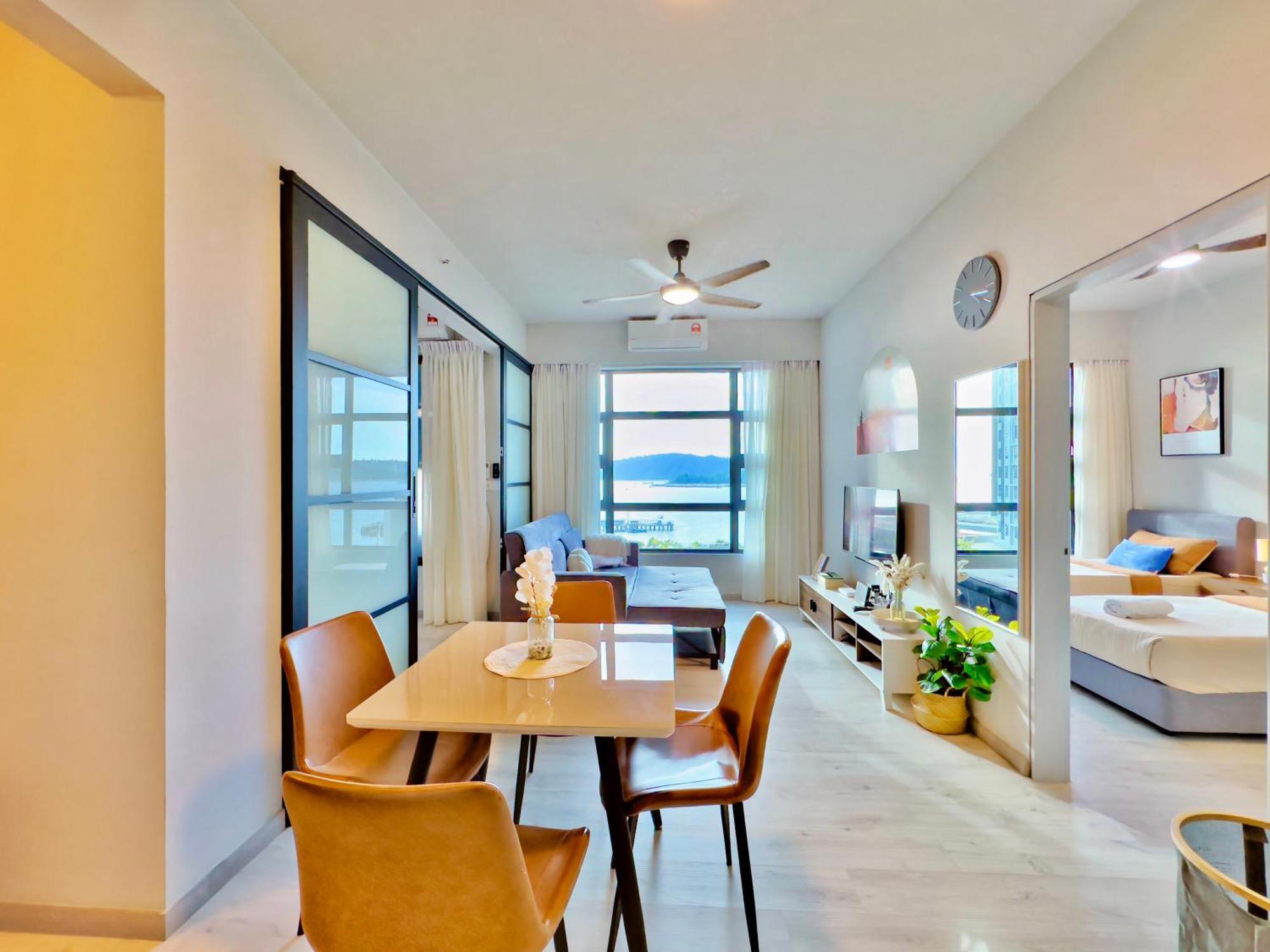 #6 Jesselton Quay City Pads Seaview By Zeluxo Kota Kinabalu Luaran gambar